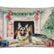Edge Collections - 12" X 16" - Multicolor - On Pillow Throw Christmas Waiting German Shepherd 1360 - 1 Piece
